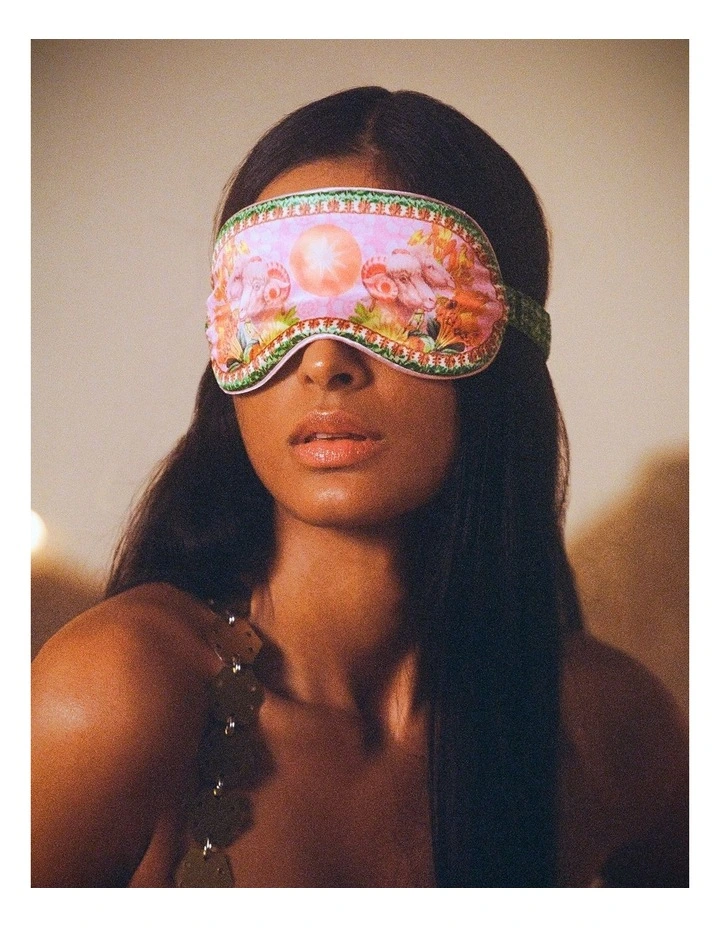 Pure Silk Sleep Mask in Zodiac Aries image 6