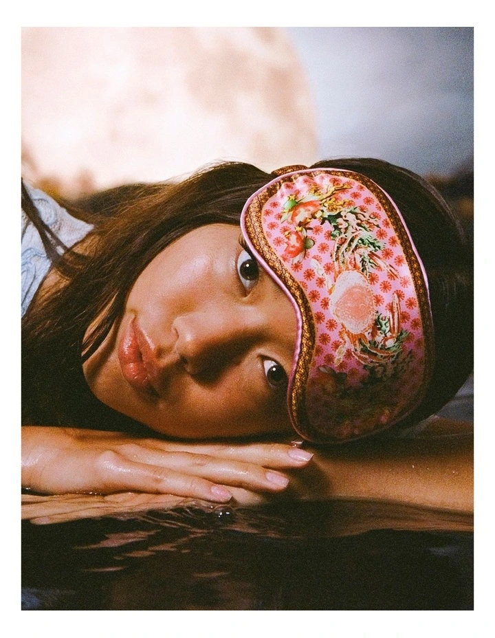 Pure Silk Sleep Mask in Zodiac Cancer image 6