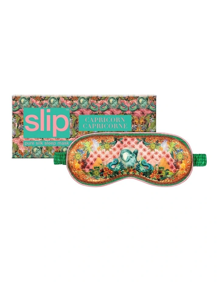 Pure Silk Sleep Mask in Zodiac Capricorn image 1