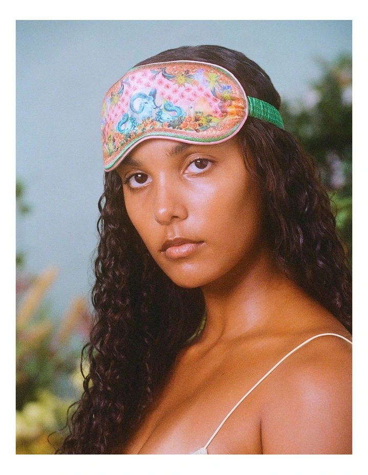 Pure Silk Sleep Mask in Zodiac Capricorn image 6