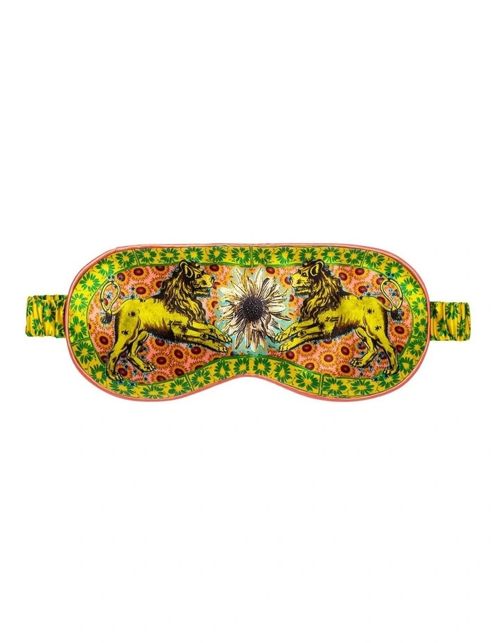 Pure Silk Sleep Mask in Zodiac Leo image 2