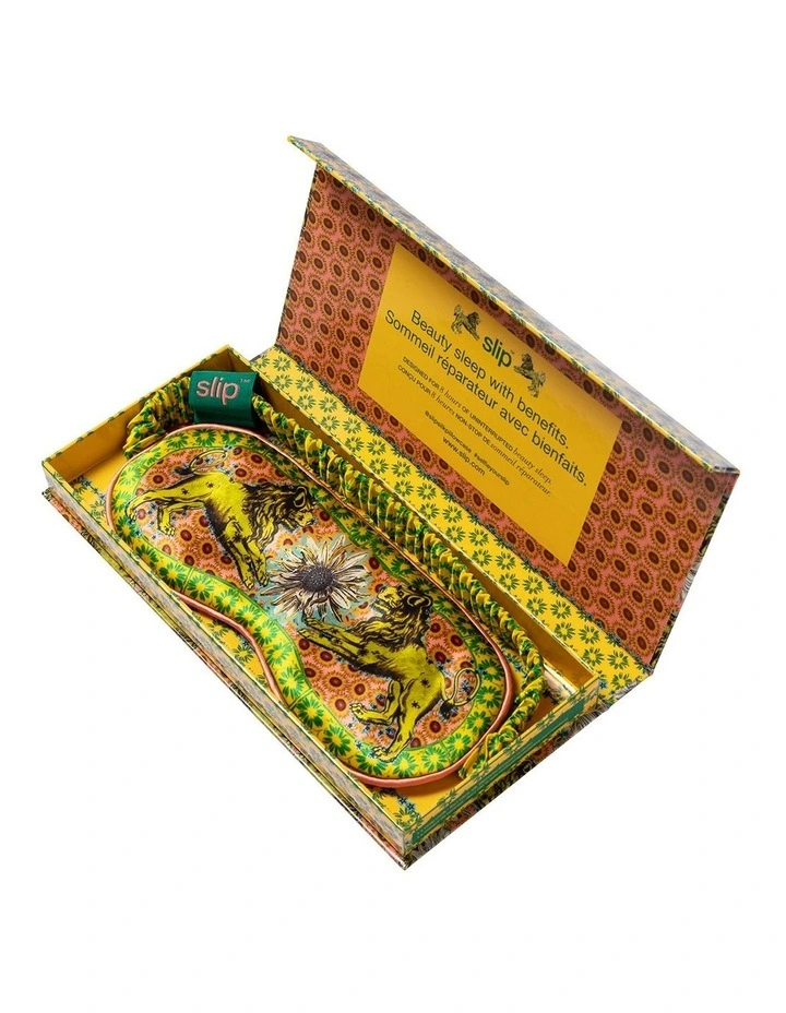 Pure Silk Sleep Mask in Zodiac Leo image 5