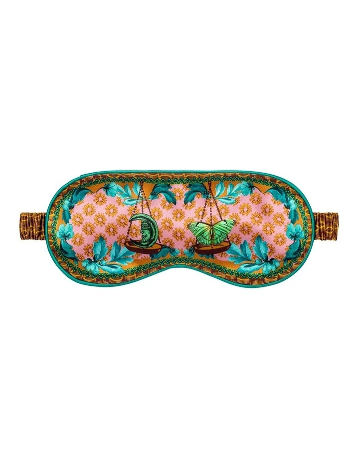 Pure Silk Sleep Mask in Zodiac Libra image 2