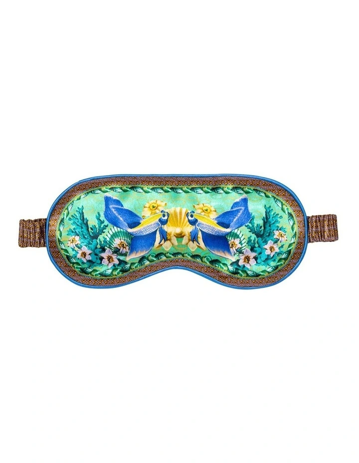 Pure Silk Sleep Mask in Zodiac Pisces image 2
