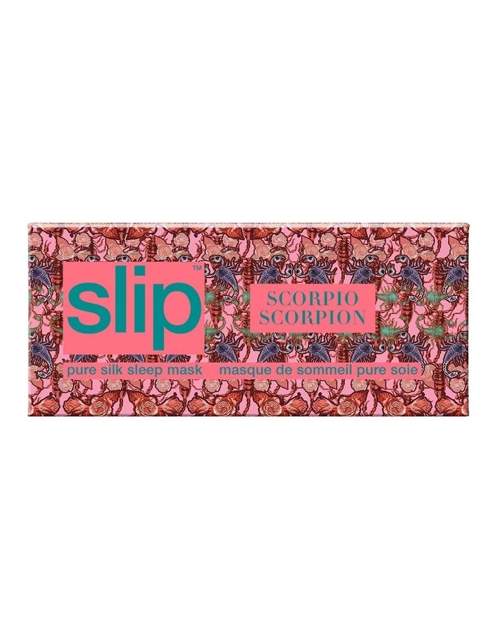 Pure Silk Sleep Mask in Zodiac Scorpio image 3