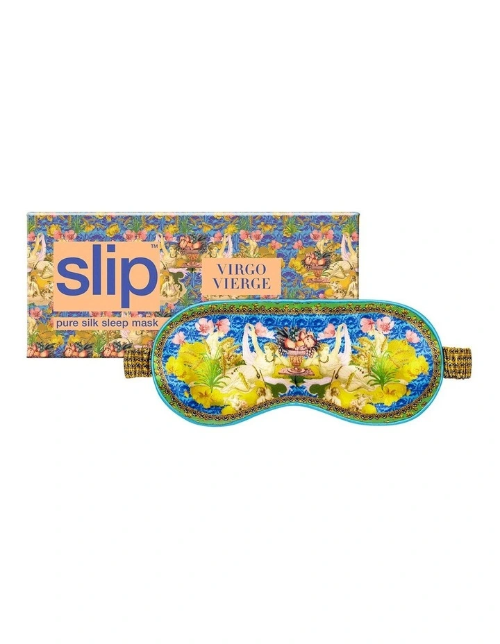 Pure Silk Sleep Mask in Zodiac Virgo image 1