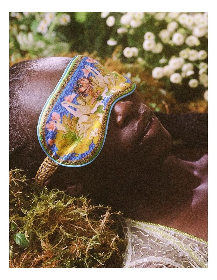 Pure Silk Sleep Mask in Zodiac Virgo image 6