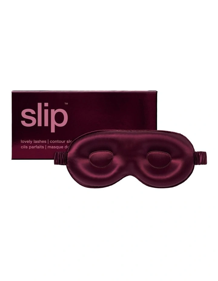 Pure Silk Contour Sleep in Crimson image 1