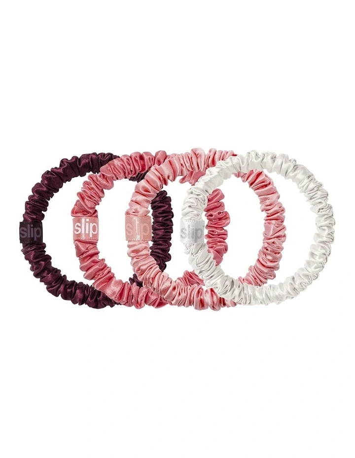 Pure Silk Skinny Scrunchie Ornament in Candy Cane image 2