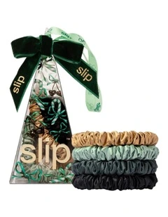 Pure Silk Skinny Scrunchie Ornament in Multi