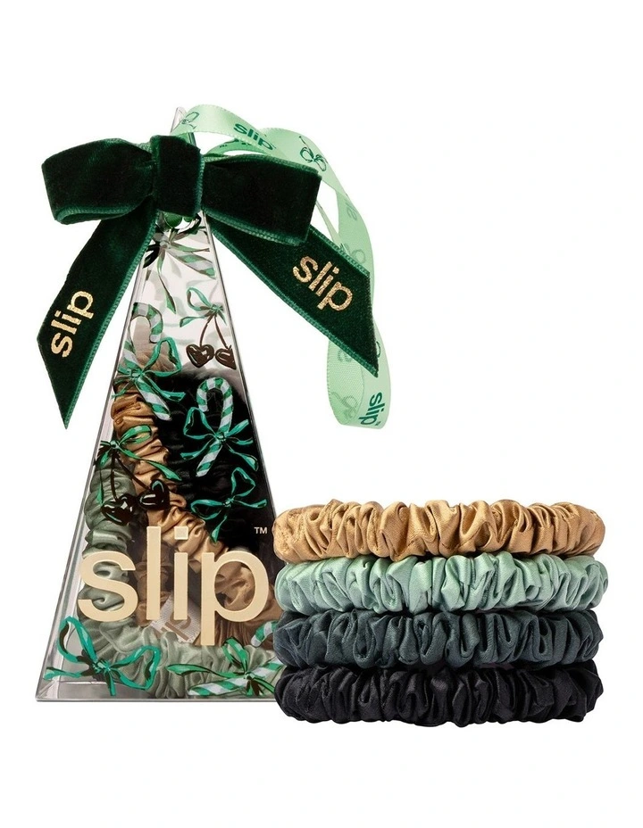 Pure Silk Skinny Scrunchie Ornament in Multi image 1