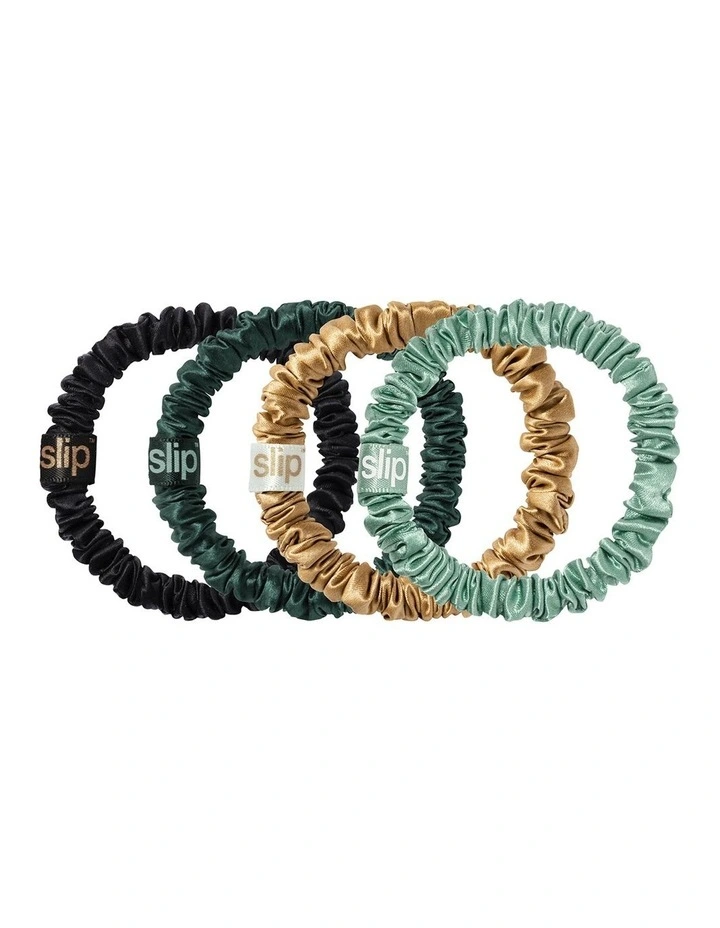 Pure Silk Skinny Scrunchie Ornament in Multi image 2