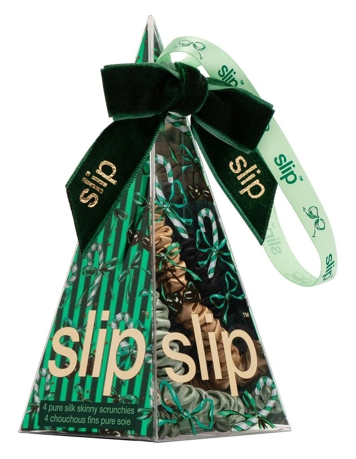 Pure Silk Skinny Scrunchie Ornament in Multi image 4