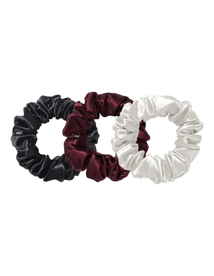 Pure Silk Large Scrunchie Cracker Set of 3 in Sugar Plum image 2