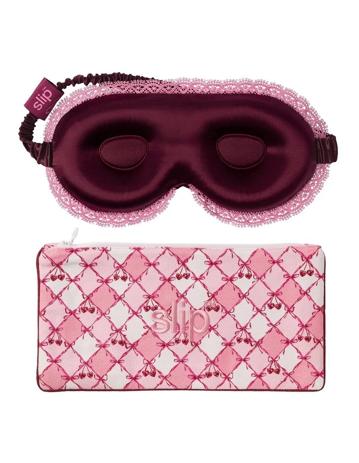 Pure Silk Lovely Lashes Gift Set with Lace Trim in Cutie Pie image 3