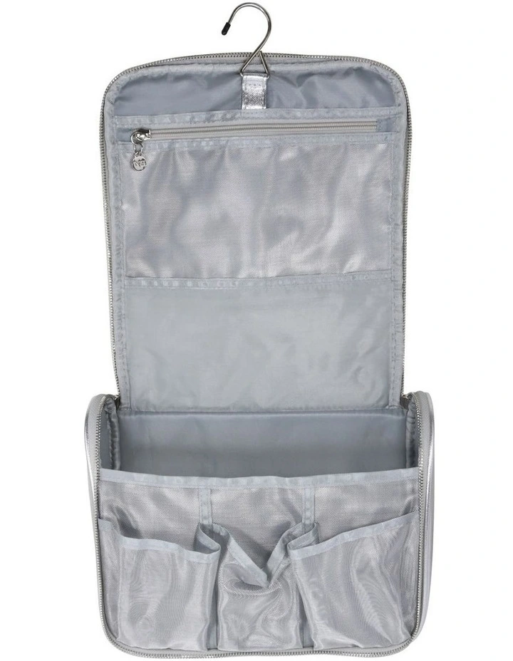 Premium Silver Travel Bag with Hook image 2
