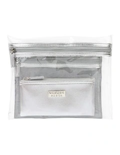 Jenna Trio Purse Silver