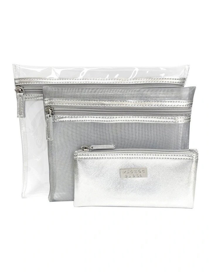 Jenna Trio Purse Silver image 2