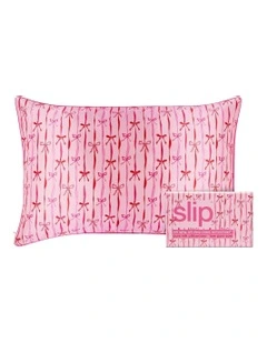 Pure Silk Pillowcase in Strawberry Cupcake