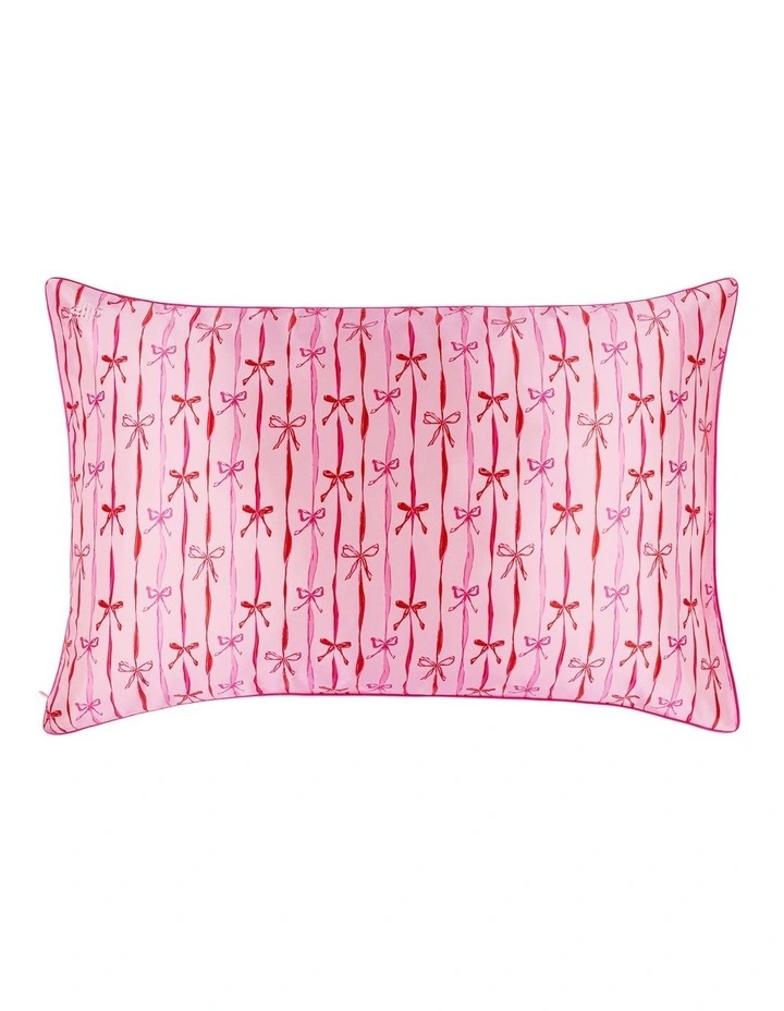 Pure Silk Pillowcase in Strawberry Cupcake image 2