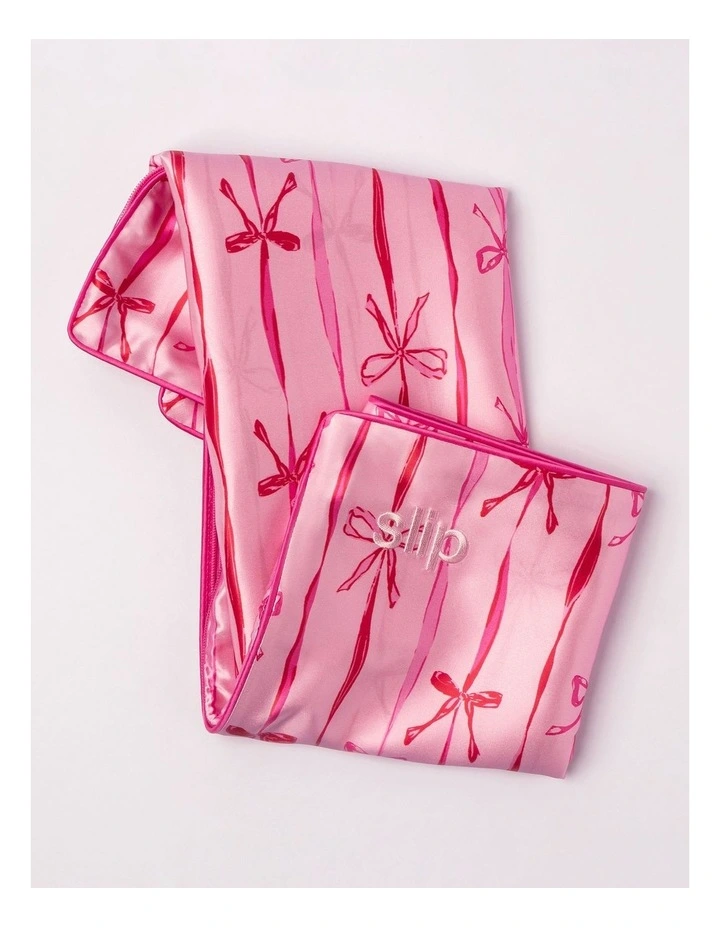 Pure Silk Pillowcase in Strawberry Cupcake image 5