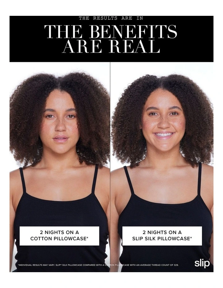 Pure Silk Queen Pillowcase with Lace Trim in Sweet Cherry image 3