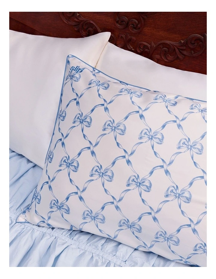 Pure Silk Queen Pillowcase in Bowie image 4