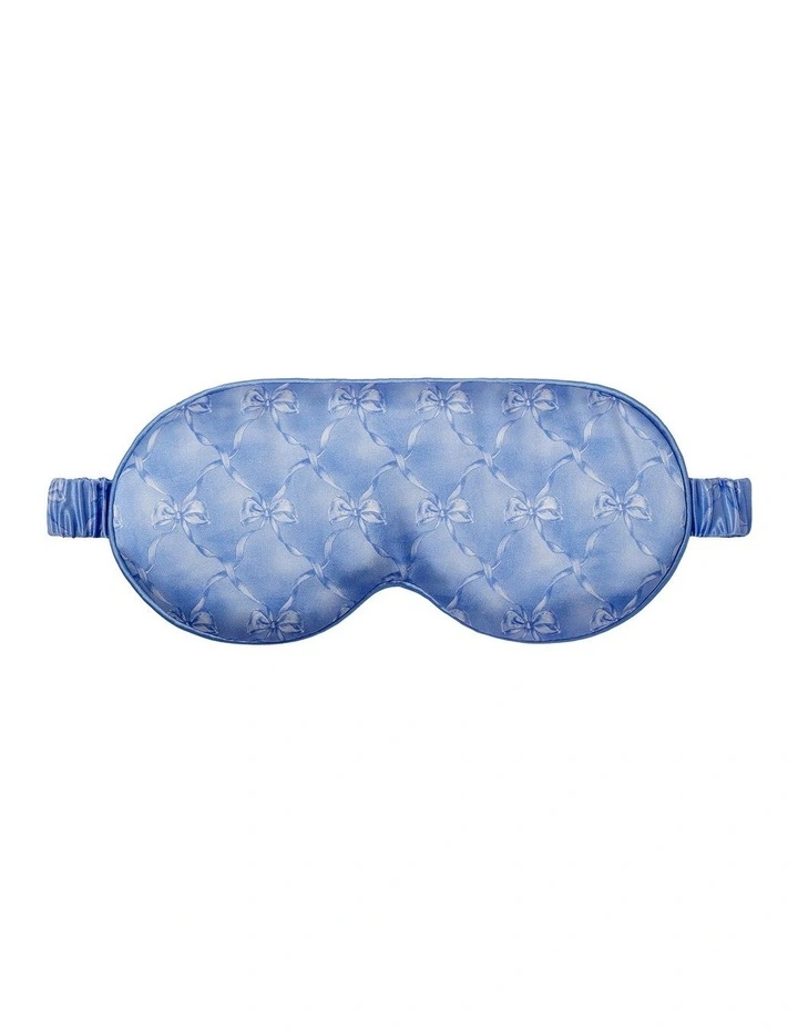 Pure Silk Contour Sleep Mask in Bluebelle image 4