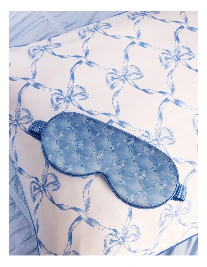 Pure Silk Contour Sleep Mask in Bluebelle image 7