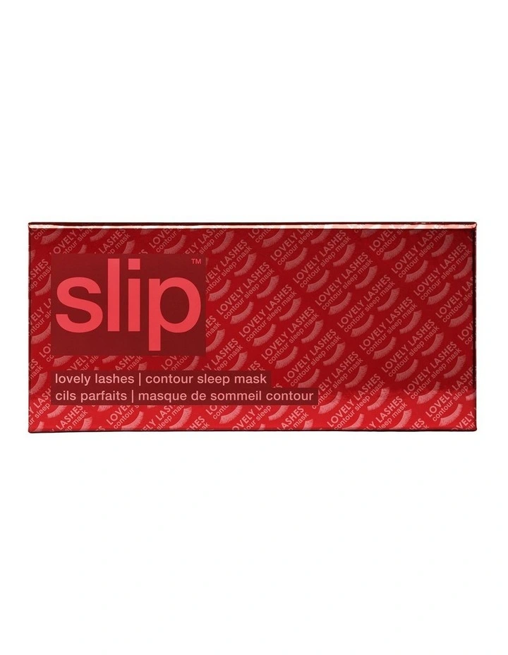 Pure Silk Contour Sleep Mask in Scarlet image 6