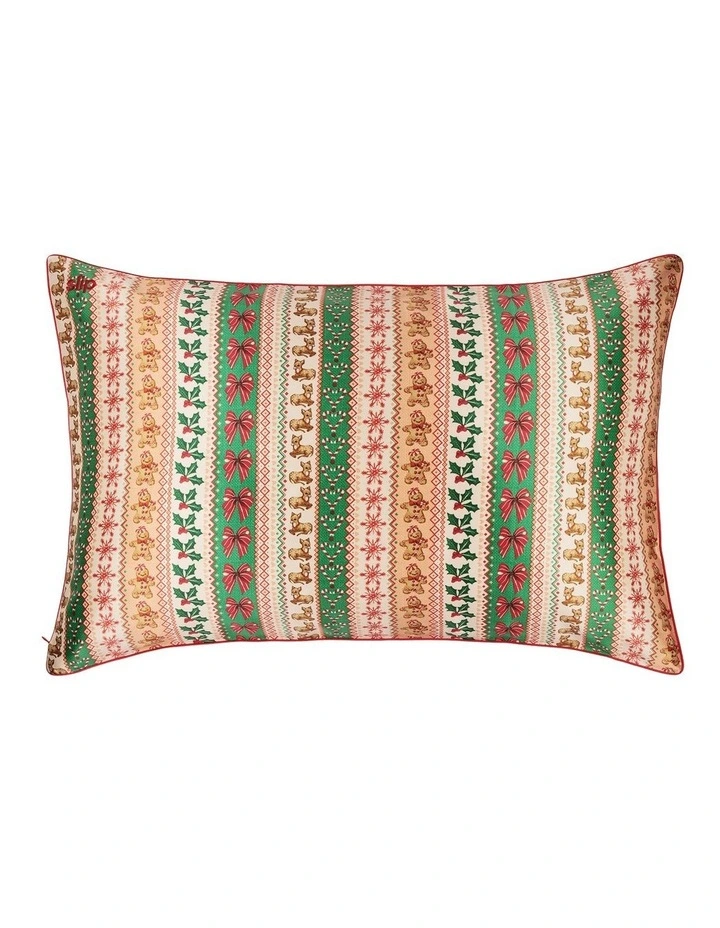 Pure Silk Queen Pillowcase in Evie image 2