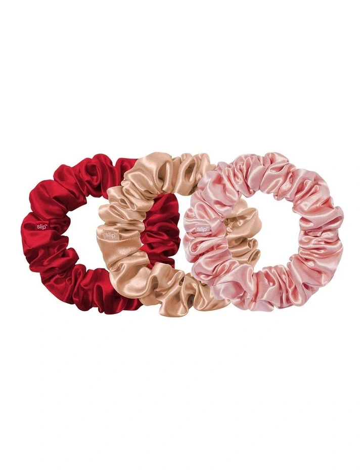 Pure Silk Large Scrunchie Cracker Set of 3 in Eadie image 2