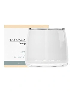 Therapy Unwind Coconut & Water Flower Candle