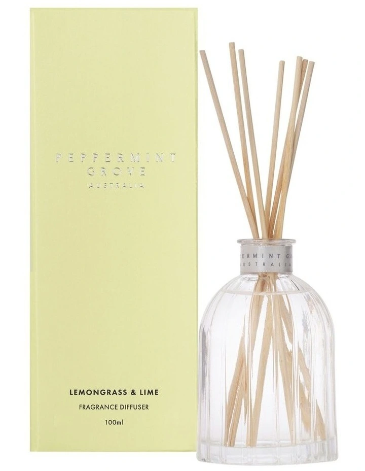 Lemongrass & Lime - Mini Fragrance Diffuser 100ml image 1