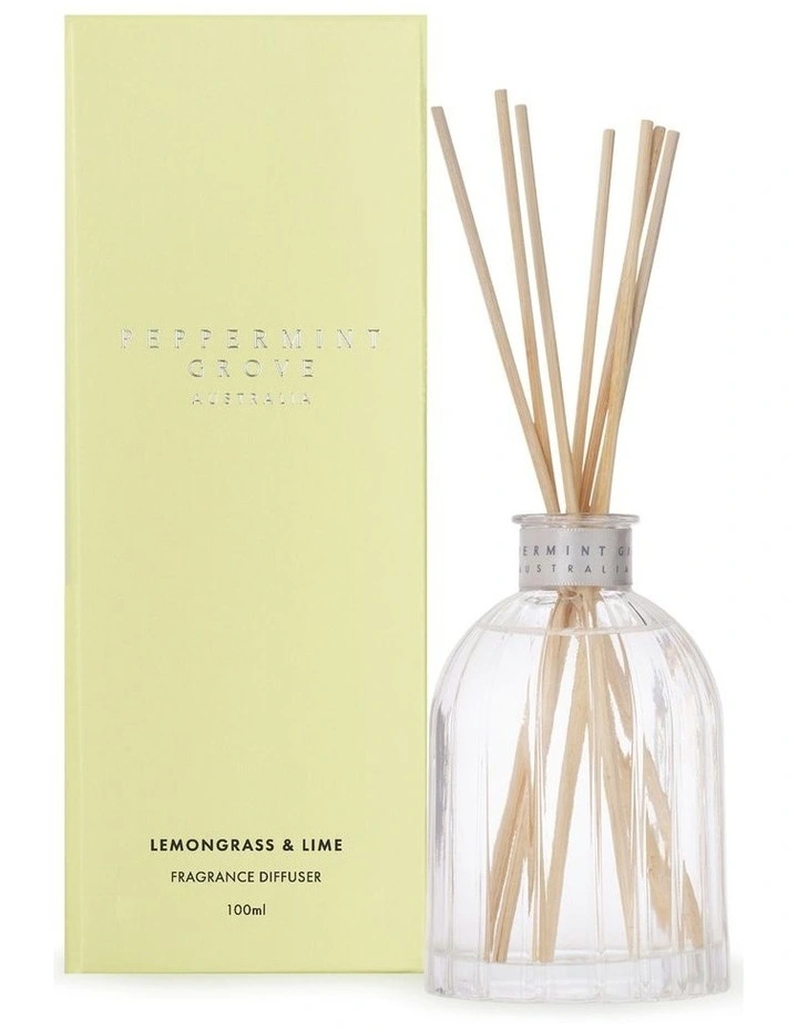 Lemongrass & Lime - Mini Fragrance Diffuser 100ml image 1