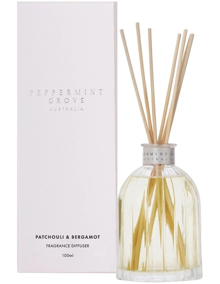 Peppermint Grove Australia Patchouli & Bergamot Mini Fragrance Diffuser