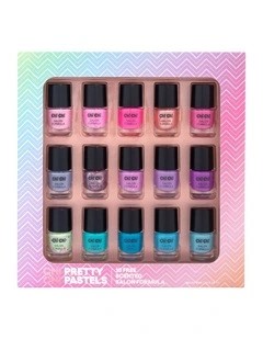 Pretty Pastels 15 Piece Nail Polish Set