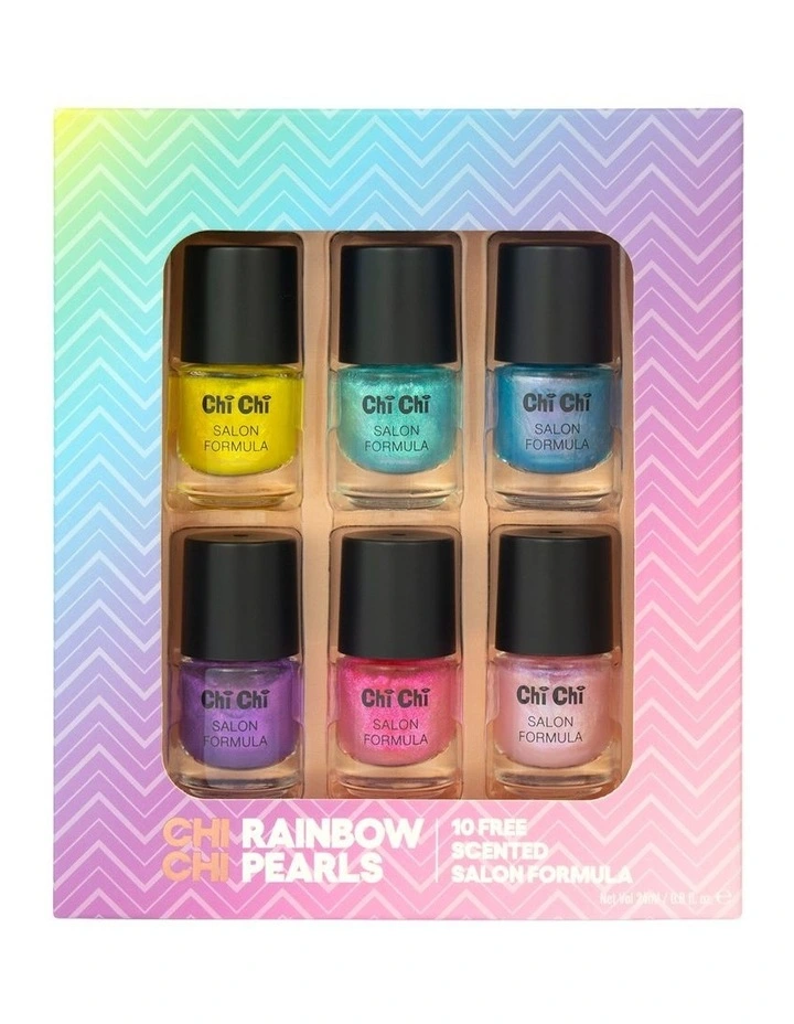 Chi Chi Mini Collection Nail Polish In Rainbow Pearls image 1