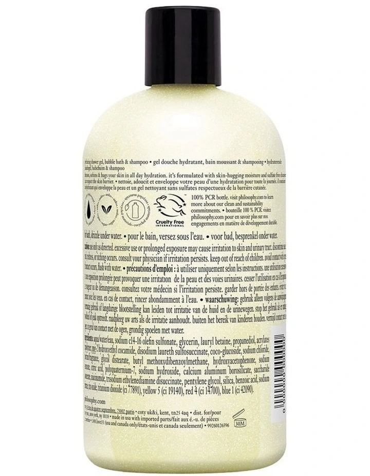 White Pear Shampoo, Bath And Shower Gel 480ml image 2