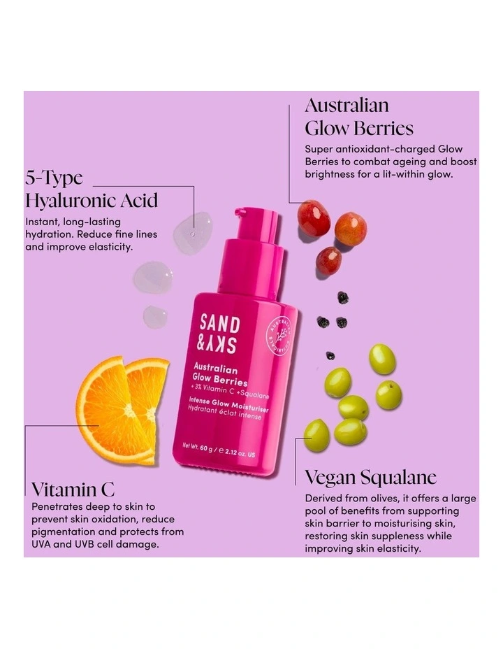 Australian Glow Berries Intense Glow Moisturizer 60g image 4