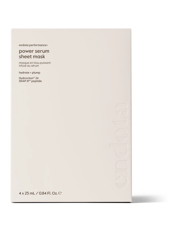 Power Serum Sheet Mask 25ml Retail 4 Pack image 1