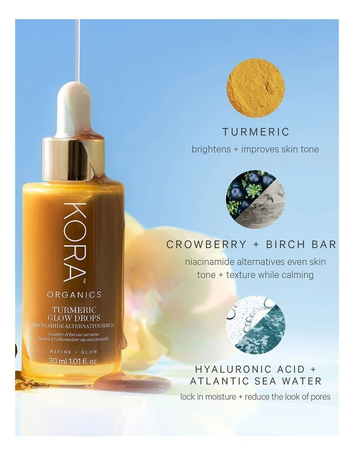 Turmeric Glow Drops Niacinamide Alternative Serum 30ml image 5