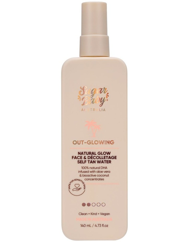 Out Glowing Natural Glow Face & Decolletage Self Tan Water