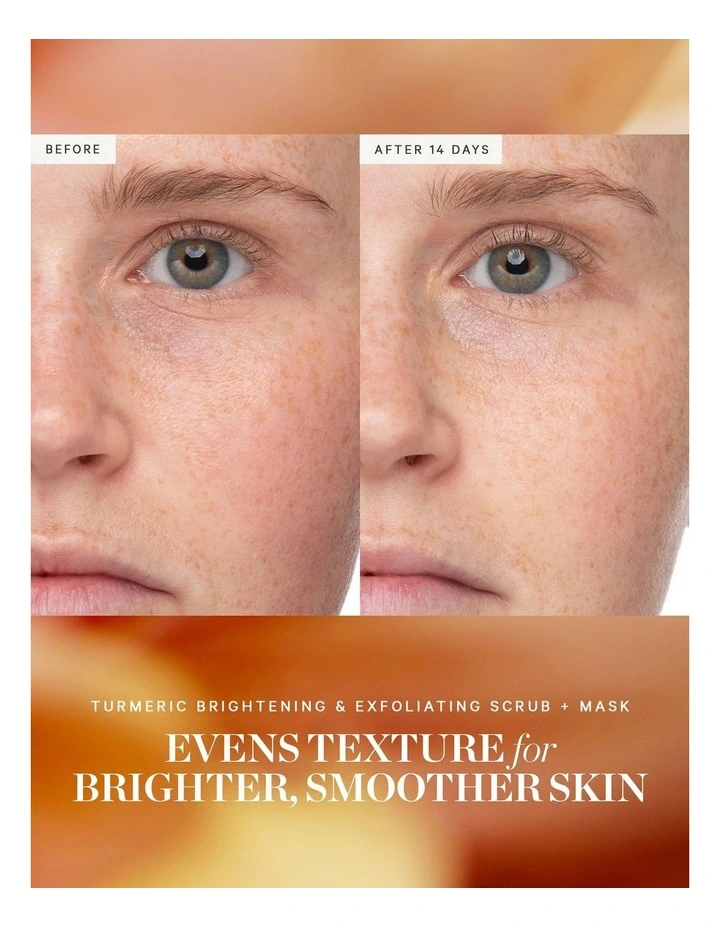Turmeric Brightening and Exfoliating + Mask image 3