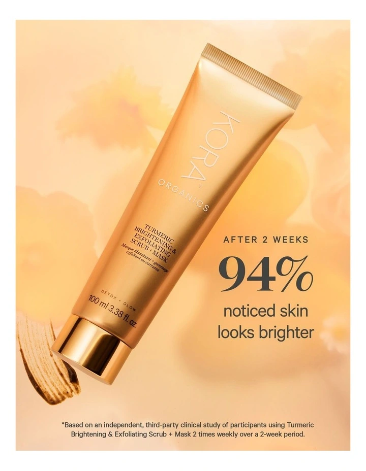 Turmeric Brightening and Exfoliating + Mask image 6