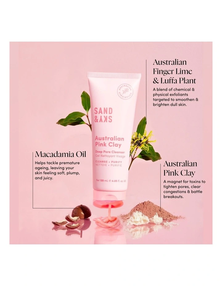 Australian Pink Clay Deep Pore Cleanser image 4