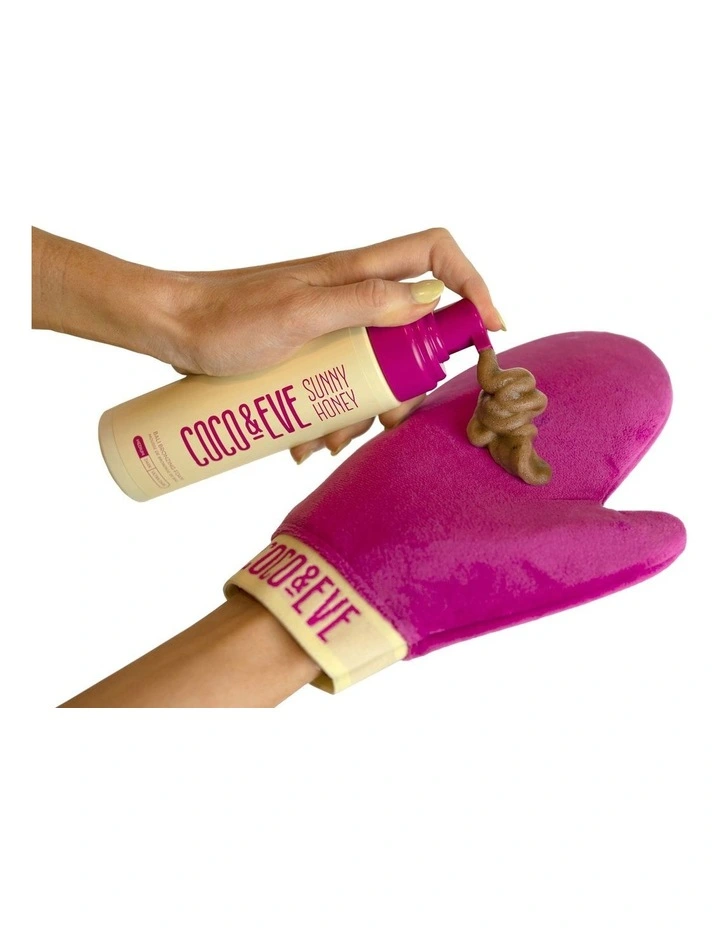 Sunny Honey Soft Velvet Self Tan Mitt image 2