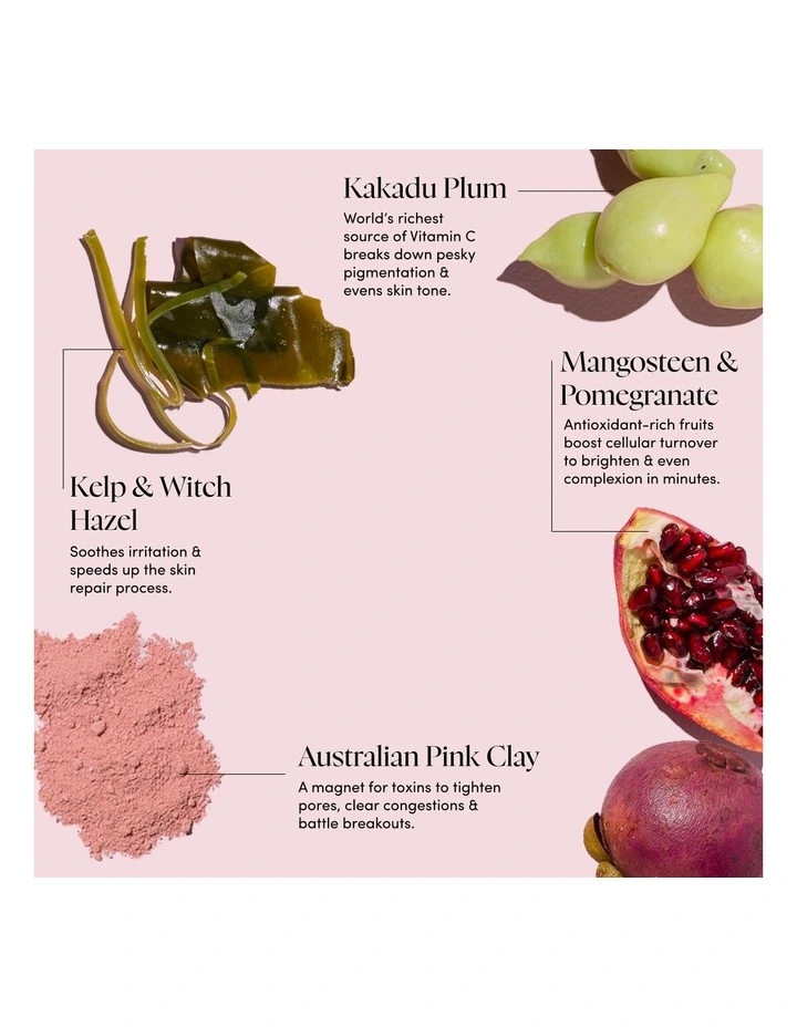 Australian Pink Clay Porefining Face Mask image 4