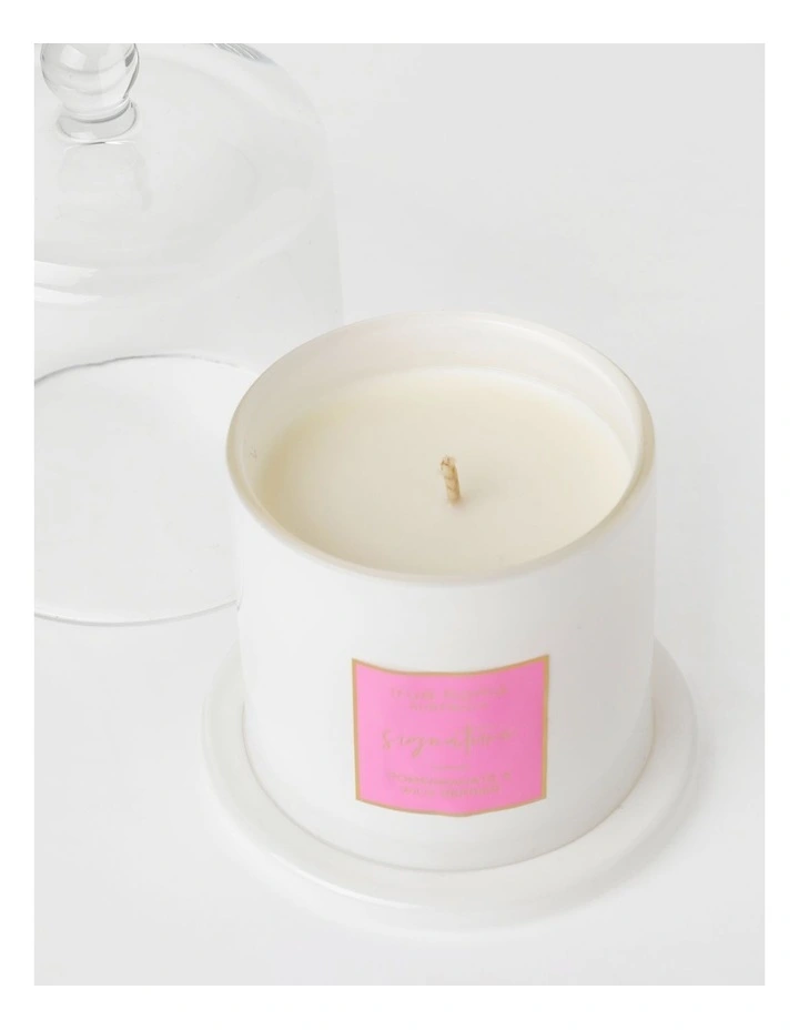 Pomegranate & Wild Berries Candle With Cloche image 3