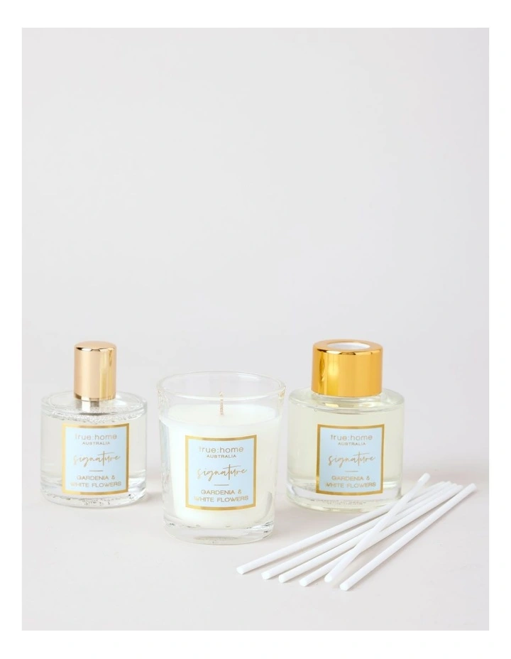 Signature Fragrance Gift Set Gardenia & White Flowers image 1
